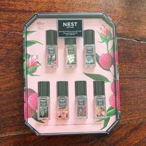 NEST Fragrances Perfume Set with Pink and Green Accents